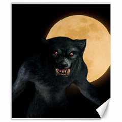 Werewolf Canvas 8  X 10  by Valentinaart