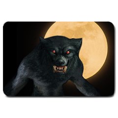 Werewolf Large Doormat  by Valentinaart