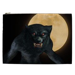 Werewolf Cosmetic Bag (xxl)  by Valentinaart