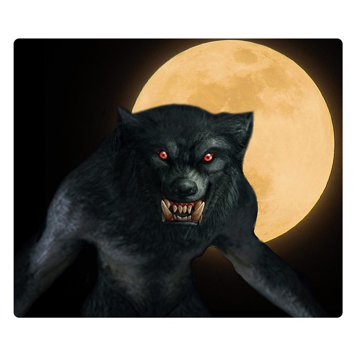 Werewolf Double Sided Flano Blanket (Small) 