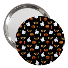 Halloween Pattern 3  Handbag Mirrors by Valentinaart