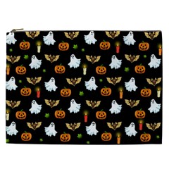 Halloween Pattern Cosmetic Bag (xxl)  by Valentinaart