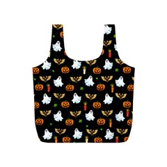 Halloween Pattern Full Print Recycle Bags (s)  by Valentinaart