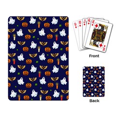 Halloween Pattern Playing Card by Valentinaart