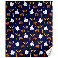 Halloween Pattern Canvas 8  X 10  by Valentinaart