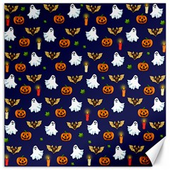 Halloween Pattern Canvas 12  X 12   by Valentinaart