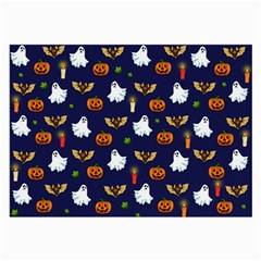 Halloween Pattern Large Glasses Cloth (2-side) by Valentinaart