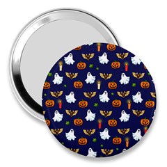 Halloween Pattern 3  Handbag Mirrors by Valentinaart