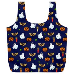 Halloween Pattern Full Print Recycle Bags (l)  by Valentinaart