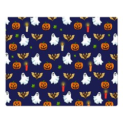 Halloween Pattern Double Sided Flano Blanket (large)  by Valentinaart