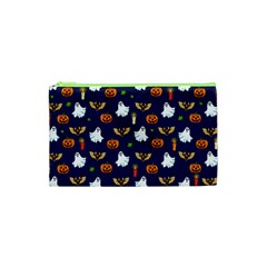 Halloween Pattern Cosmetic Bag (xs) by Valentinaart