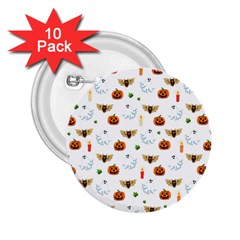 Halloween Pattern 2 25  Buttons (10 Pack)  by Valentinaart