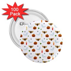 Halloween Pattern 2 25  Buttons (100 Pack)  by Valentinaart