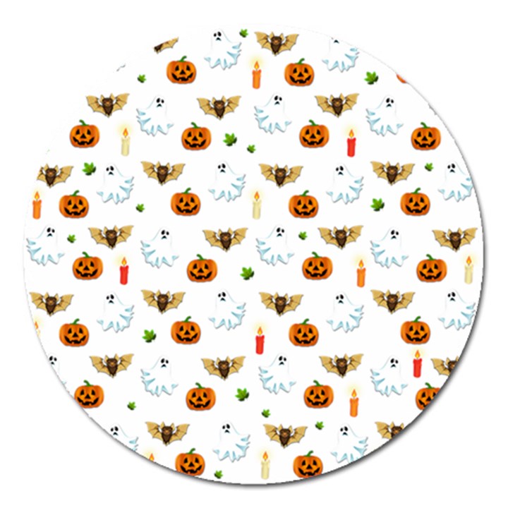 Halloween pattern Magnet 5  (Round)