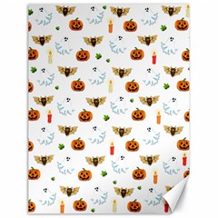 Halloween Pattern Canvas 18  X 24   by Valentinaart