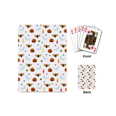 Halloween Pattern Playing Cards (mini)  by Valentinaart