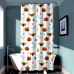 Halloween Pattern Shower Curtain 36  X 72  (stall)  by Valentinaart