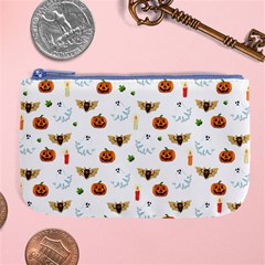 Halloween Pattern Large Coin Purse by Valentinaart