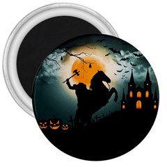 Headless Horseman 3  Magnets by Valentinaart