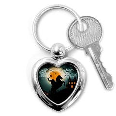 Headless Horseman Key Chains (heart)  by Valentinaart