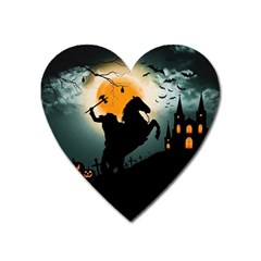 Headless Horseman Heart Magnet by Valentinaart