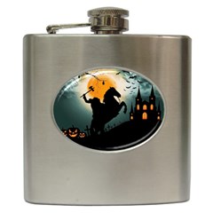 Headless Horseman Hip Flask (6 Oz) by Valentinaart