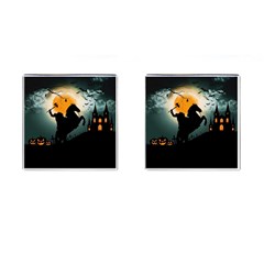 Headless Horseman Cufflinks (square) by Valentinaart