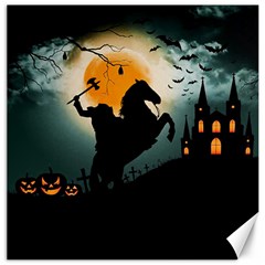 Headless Horseman Canvas 12  X 12   by Valentinaart