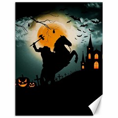 Headless Horseman Canvas 12  X 16   by Valentinaart