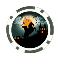 Headless Horseman Poker Chip Card Guard by Valentinaart