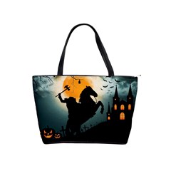 Headless Horseman Shoulder Handbags by Valentinaart