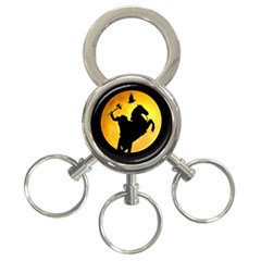 Headless Horseman 3-ring Key Chains by Valentinaart