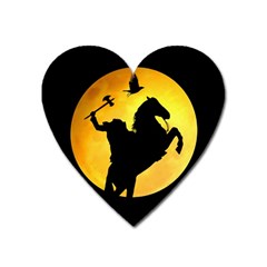 Headless Horseman Heart Magnet