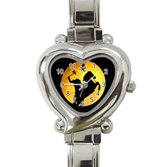 Headless Horseman Heart Italian Charm Watch by Valentinaart