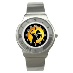 Headless Horseman Stainless Steel Watch