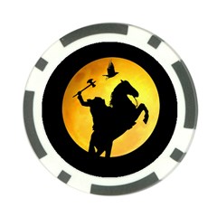 Headless Horseman Poker Chip Card Guard