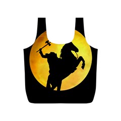 Headless Horseman Full Print Recycle Bags (s)  by Valentinaart