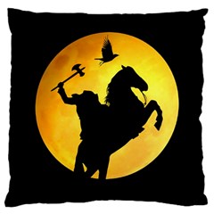 Headless Horseman Large Flano Cushion Case (One Side)