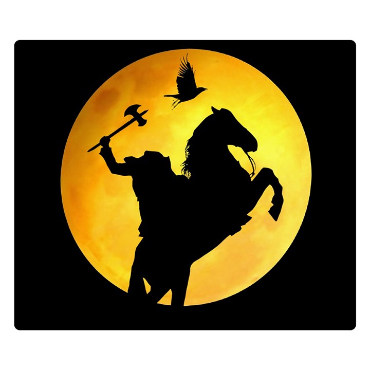 Headless Horseman Double Sided Flano Blanket (Small) 