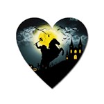 Headless Horseman Heart Magnet Front