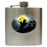 Headless Horseman Hip Flask (6 oz) Front