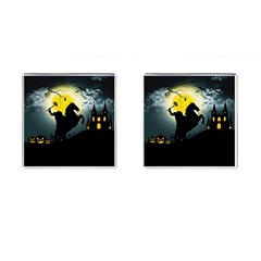 Headless Horseman Cufflinks (square) by Valentinaart