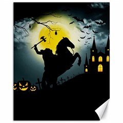 Headless Horseman Canvas 11  X 14   by Valentinaart