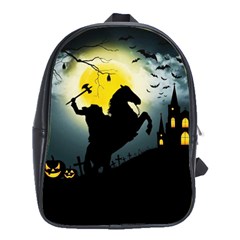 Headless Horseman School Bag (large) by Valentinaart