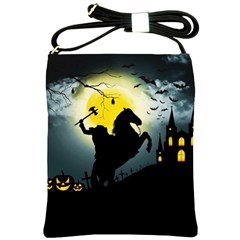 Headless Horseman Shoulder Sling Bags by Valentinaart