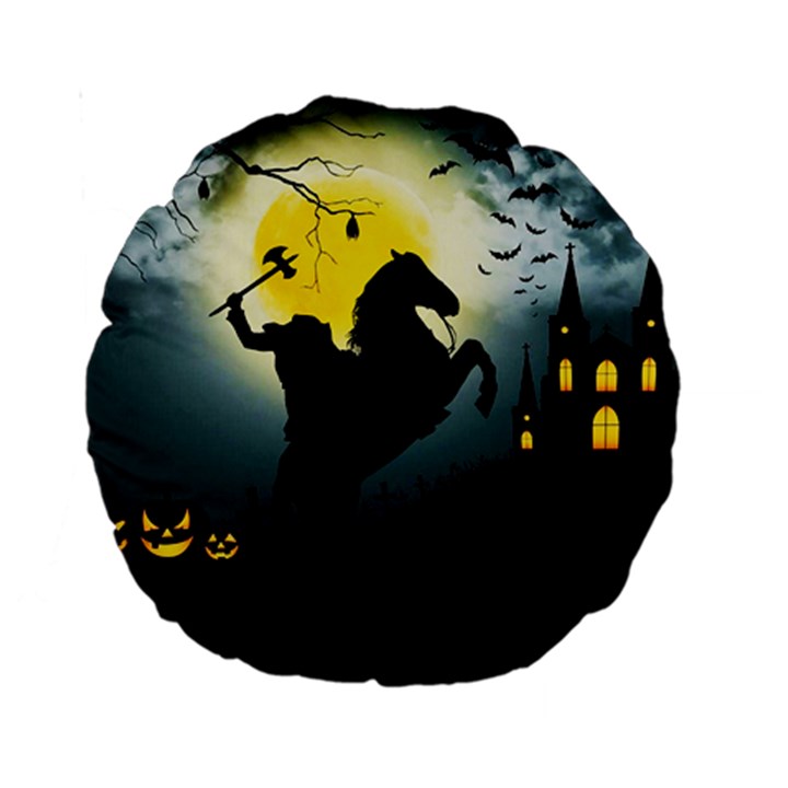 Headless Horseman Standard 15  Premium Round Cushions