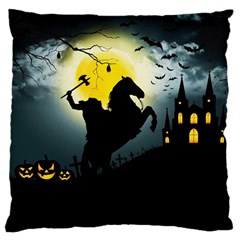 Headless Horseman Standard Flano Cushion Case (one Side) by Valentinaart