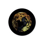 Headless Horseman Rubber Round Coaster (4 pack)  Front