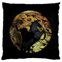 Headless Horseman Large Flano Cushion Case (One Side)