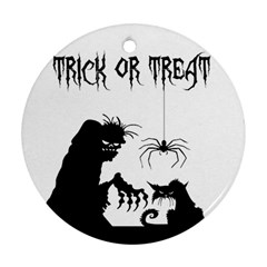 Halloween Ornament (round) by Valentinaart